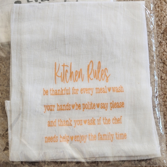 Bundle of 4 Screen Print Kitchen Towels - Picture 4 of 6